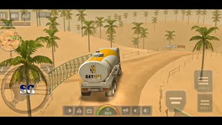 Oil tanker driving game  Truck driving gameplay  oil transporting gameplay [upl. by Aihsilef55]