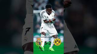 How Vinicius and Real Madrid destroyed Dortmund 52 UCL Highlights amp All Goals 2425 HDshorts [upl. by Rainah]