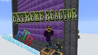 Extreme Big Reactor setup  2MRFt and 32 GRFingot  FTB Hermit Pack  modded Minecraft 1100 [upl. by Alhak]