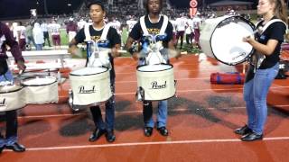 Roo Drumline 3rd Qtr Performance [upl. by Adella]