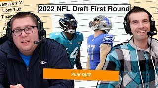 Can We Guess NFL Teams First Round Draft Picks from 2022 AND 2023 [upl. by Dnaloy]