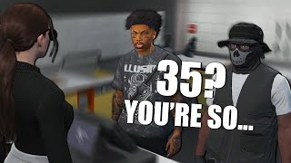 They asked Geges age  GTA NoPixel 40 [upl. by Tara479]