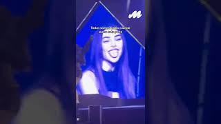 Todos Somos Emilia Mernes en CONCIERTO de Nicki nicole 😱 SHORTS [upl. by Costanza]