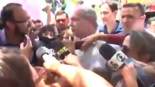 Ciro Gomes a repórter quotvá pra casa de Romero Jucá seu FDPquot [upl. by Petula]