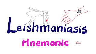 Leishmania Mnemonic Leishmaniasis Protozoa Female Sandfly Vector  Mnemonics Playlist [upl. by Nerrad927]