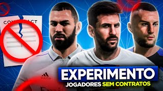 MODO CARREIRA MAS só com JOGADORES SEM CONTRATO [upl. by Elletnohs84]