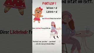 Partizip 1 deutsch germanlanguage almanca lerndeutsch grammar [upl. by Vinny986]