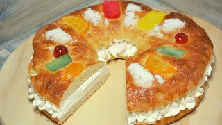 RECETA ROSCÓN DE REYES  Rosca de Reyes Receta [upl. by Anidene]