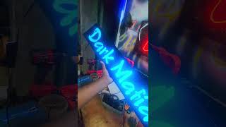 low price name board for the shops automobile lightmodification leddisplay modifiedlights [upl. by Backler]