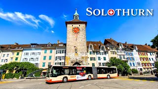 Solothurn is Switzerlands most beautiful Baroque town 🇨🇭 Summer walking tour [upl. by Enitsirk405]