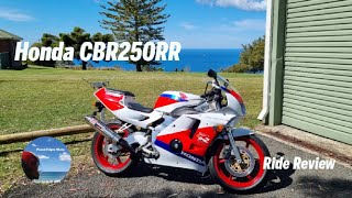 Iconic 90s Honda CBR 250RR MC22 Ride Review [upl. by Ardnohsal]