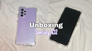 UNBOXING SAMSUNG A52  ACCESORIOS [upl. by Nette]