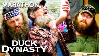 6 MOMENTS THE ROBERTSONS COULDNT STAND EACH OTHER 2Hour Marathon  Duck Dynasty [upl. by Whitnell]