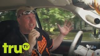 Lizard Lick Towing  Wannabe Stuntman Flees The Scene [upl. by Gwennie]