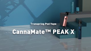 Transpring Pod Vape CannaMate™ PEAK X [upl. by Alcine]