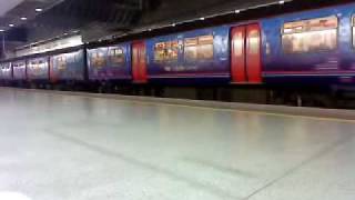 Class 319 Action in St Pancras low level [upl. by Lougheed]