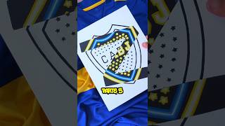 PINTÉ el ESCUDO de BOCA JUNIORS en EFECTO NEÓN 🟨🟦💡 [upl. by Ano436]