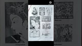 Notes of FINE ARTS🎨🎨 Term 1 class 12 all chapter in 1 video 🤘 [upl. by Rebmak]