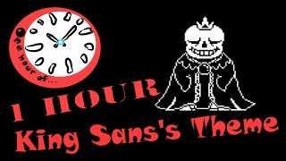 Undertale  King Sanss Theme Storyshift AU 1 hour  One Hour of [upl. by Desireah]