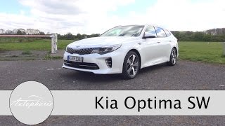 2017 Kia Optima SW 17 CRDi DCT Fahrbericht  MittelklasseKombi im SportLook  Autophorie [upl. by Eduam]