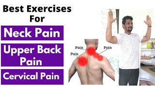 Best Neck Pain Relief Exercises  Quick Neck Upper Back And Trapezius Pain Relief  Cervical Pain [upl. by Chura]