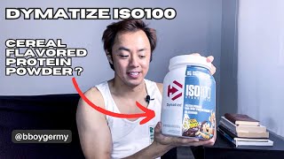 CerealFlavored Protein Powder Dymatize ISO 100 Review [upl. by Brandise697]