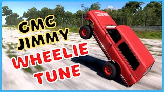 Forza Horizon 5  GMC Jimmy Wheelie Build  FH5 Crazy Wheelie Tune of GMC [upl. by Richers]