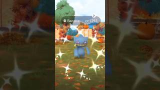 ✨SHINY From a MEGA Raid Caught✨ Pokemon GO pokemongame shinypokemon shorts [upl. by Hyps]