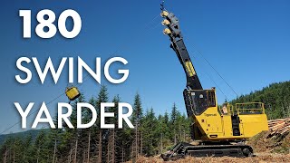 Tigercat 180 Swing Yarder in Oregon [upl. by Ferdinand]