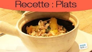 Recette  Tajine de poulet aux oignons [upl. by Naryk]