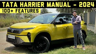 Tata Harrier Manual Top Model Detailed Review 2024  All Features amp Space  Harrier Fearless Plus [upl. by Rafaelita]