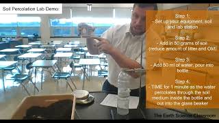 Soil Percolation Lab Activity [upl. by Rothberg]