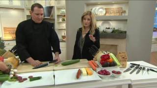 Zwilling JA Henckels Four Star 8 pc Knife Block Set on QVC [upl. by Htrow]