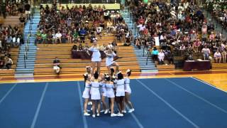 Grayson Rams JV Cheer Competition  All Squads  91413 [upl. by Nosreip]