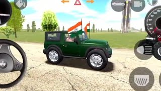 Thar Green color Beautiful 💚indian Car simulator 3D Games [upl. by Yeclehc192]