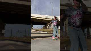 5050 Grind to OldSchool Kick Flip off kickflip oldschoolskateboarding 5050grind [upl. by Simson]