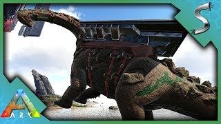 TITANOSAURUS TAMING WITH QUETZ GUNSHIP THE RISE amp FALL OF DAVE  Ark Survival Evolved S4E100 [upl. by Eselahs]