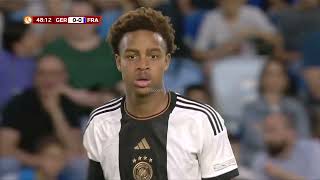 Assan Ouedraogo vs France U17 02062023  U17 Euro Final [upl. by Kerk]