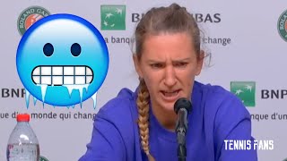 Victoria Azarenka quotIts really COLDquot  Roland Garros 2020 HD [upl. by Giesecke755]