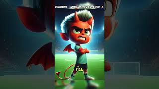 The little angel gets hurt playing soccer and asks the devil for help ⚽👼 [upl. by Torr]