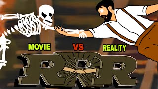 RRR Movie vs Reality  2D Animation  spoof Funny video  Use 🎧  SBARTANIMATION [upl. by Aidiruy]