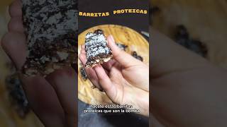 Receta de barritas proteicas 💪🖤 loquecomoenundia fitness barritadeproteina proteina receta [upl. by Arissa]