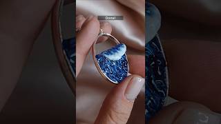 DIY UV Resin Sea Pendant uvresinjewelry jewelrydesign uvresincraft diy [upl. by Obeng885]