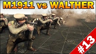 COLT M1911 vs WALTHER P38  Men of War Assault Squad 2  RobZ Realism Mod  Mini Scenario 13 [upl. by Emery]