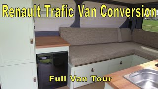 Renault Trafic Camper Van Conversion  Van Tour [upl. by Nbi65]