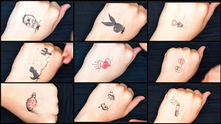 10 mini tattootattoo with a pen [upl. by Ailadi436]