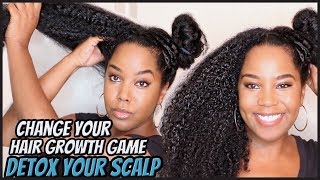 Why Detoxing Your Scalp amp Natural Hair Is A MUST  Hair Growth  Melissa Denise [upl. by Anitirhc]