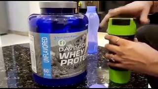 Davisco Whey Protein Review  Mixability and Taste  Nutrition Planet  daviscoin [upl. by Richer713]