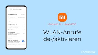 WLANAnrufe aktivieren oder deaktivieren  Xiaomi Android 14  HyperOS 1 [upl. by Grey]