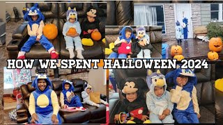 How we spent Halloween Pumpkin Decorations Games Trick or Treat halloween trickortreat how [upl. by Nnaxor]